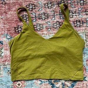 Green Lululemon align tank